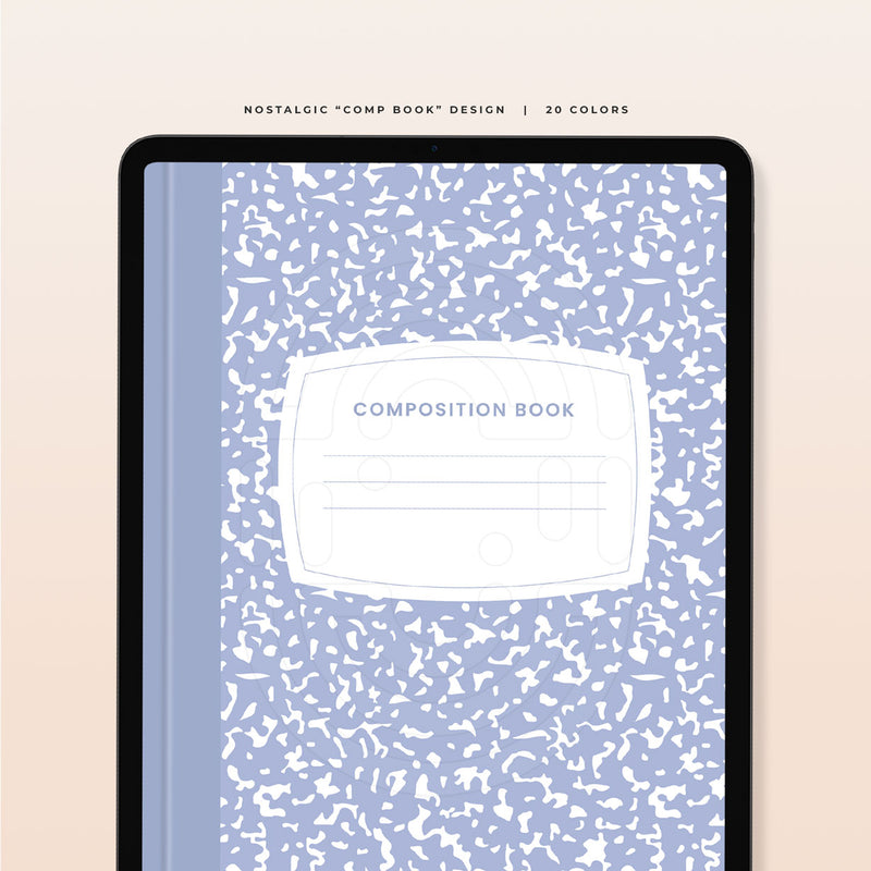 Composition Book (Rainbow Collection) - Digital Notebook Cover for GoodNotes App