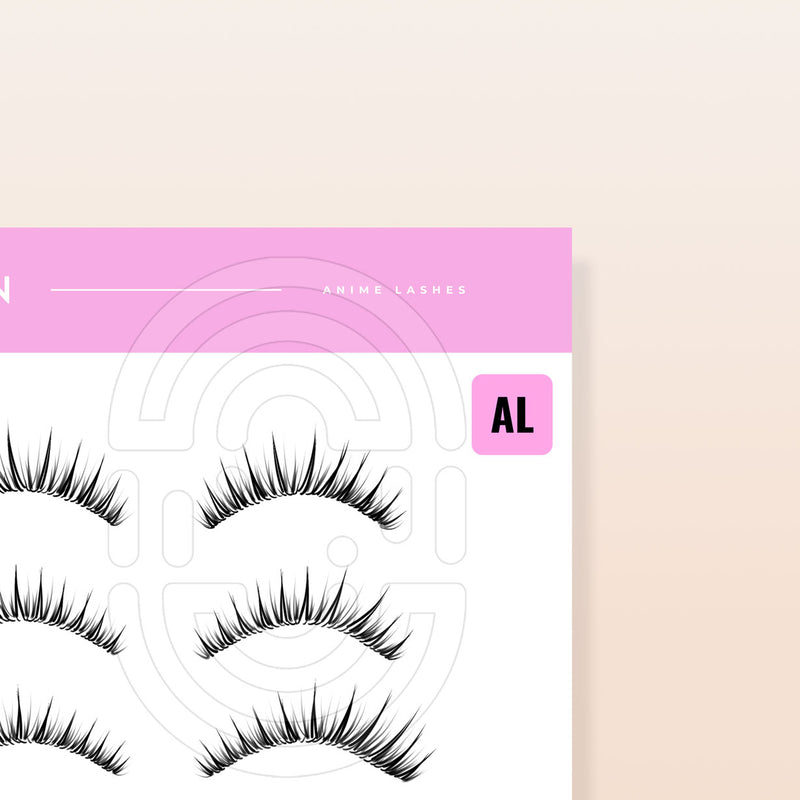 Anime Lashes - Digital Lash Maps - Design Presets