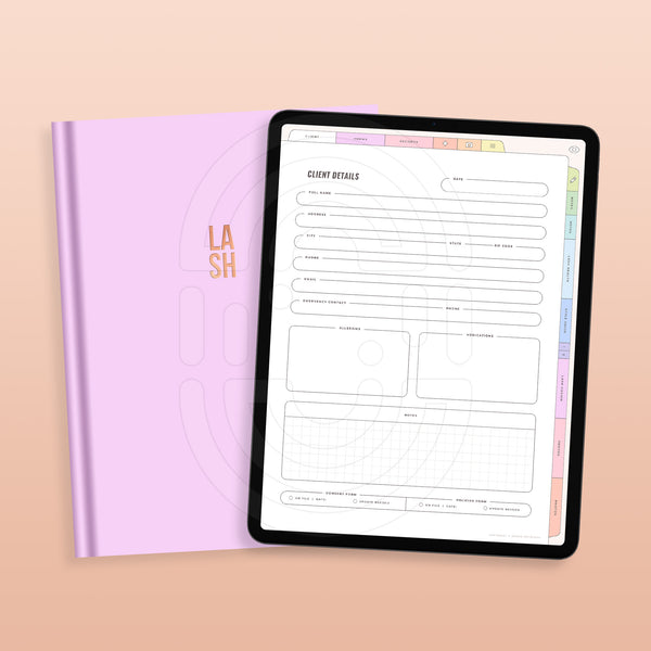 Client Record Book - Sorbet
