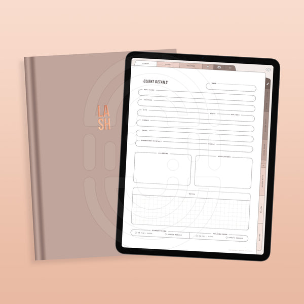 Client Record Book - Teddy