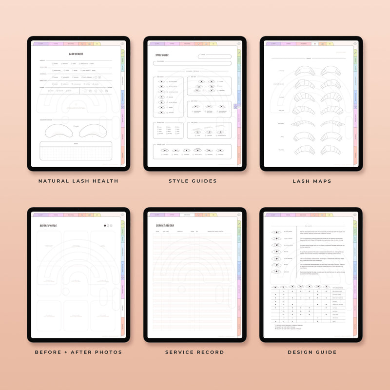 Client Record Book - Sorbet