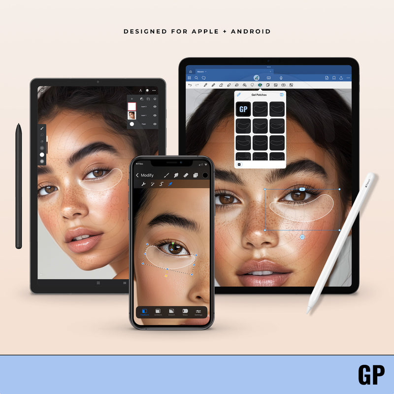 Gel Patches - Digital Lash Maps - Design Presets