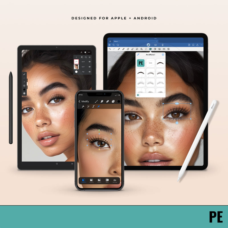 Pro Lash Effects Collection - Digital Lash Maps - Design Presets
