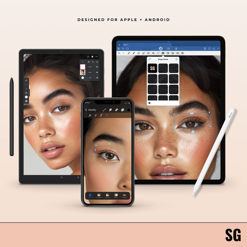 Shape Guides - Digital Lash Maps