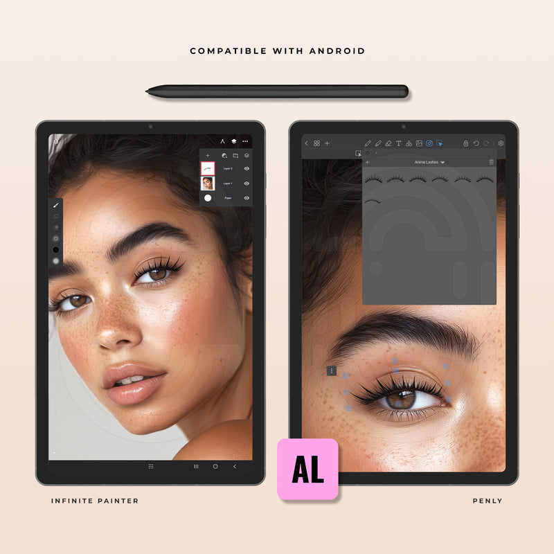Anime Lashes - Digital Lash Maps - Design Presets