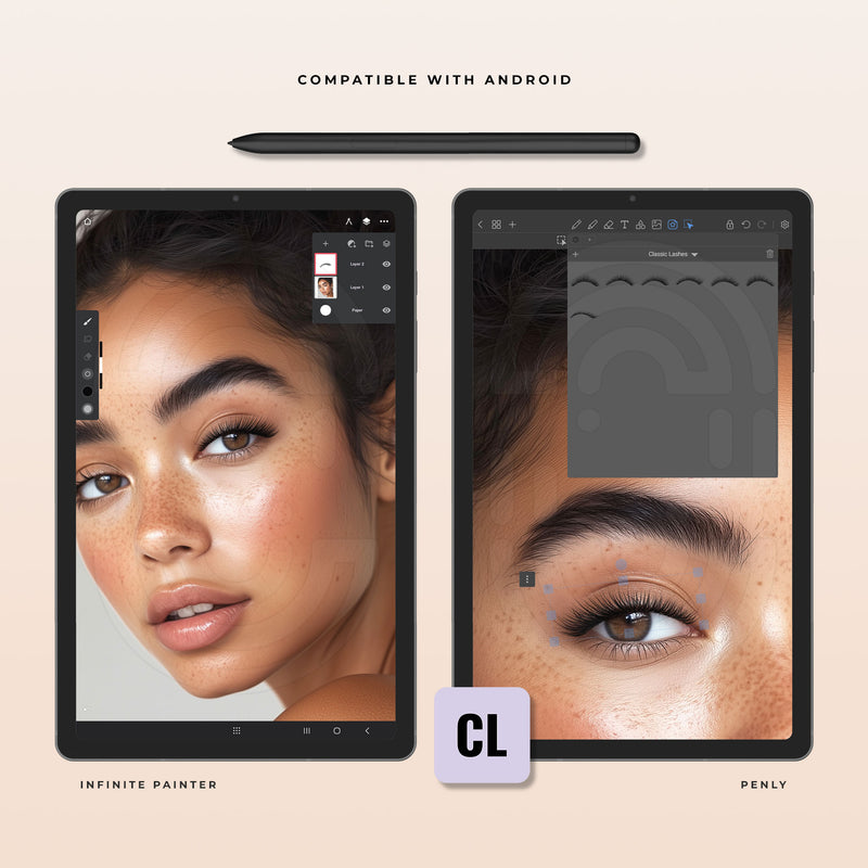 Classic Lashes - Digital Lash Maps - Design Presets
