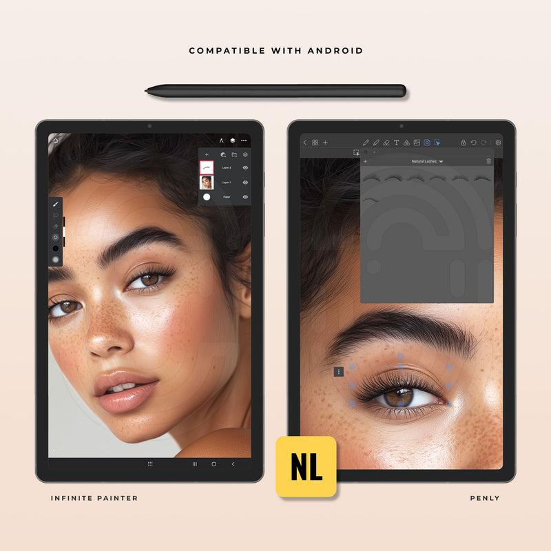 Natural Lashes - Digital Lash Maps - Design Presets