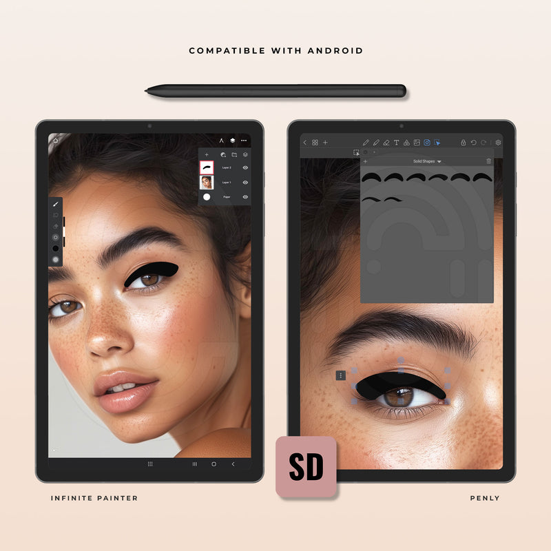 Solid Shapes - Digital Lash Maps