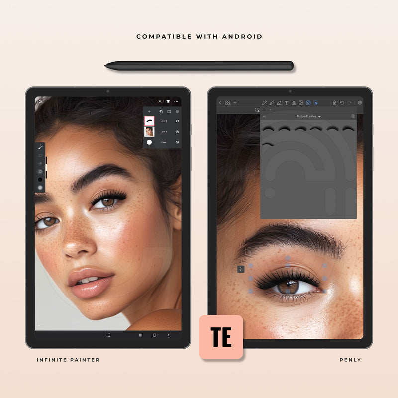 Textured Lashes - Digital Lash Maps - Design Presets