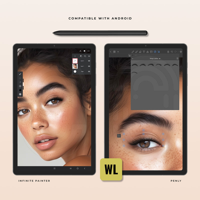 Wispy Lashes - Digital Lash Maps - Design Presets