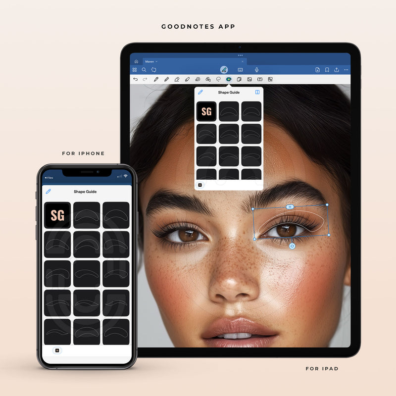 Shape Guides - Digital Lash Maps