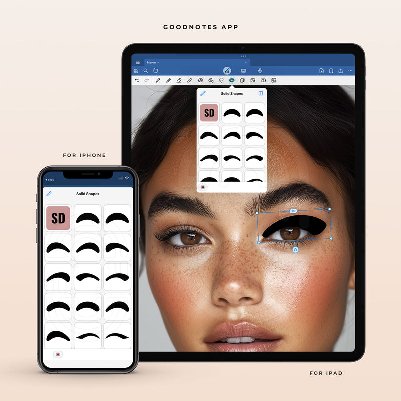 Solid Shapes - Digital Lash Maps