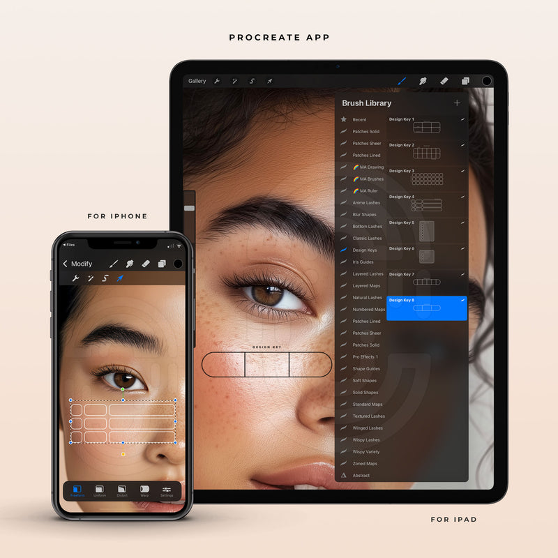 Design Keys - Digital Lash Maps - Design Presets
