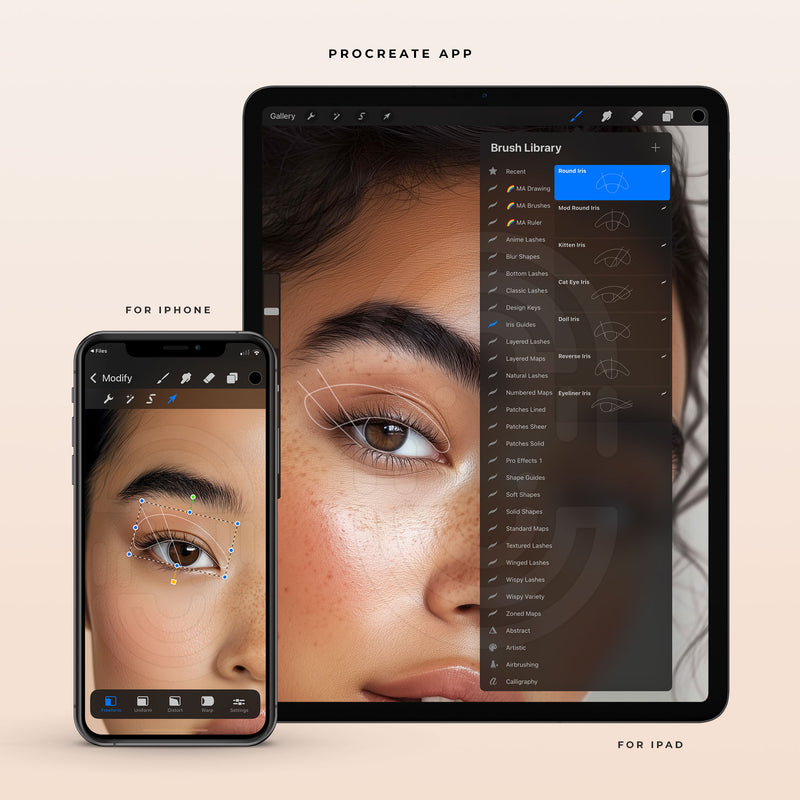 Iris Guides - Digital Lash Maps