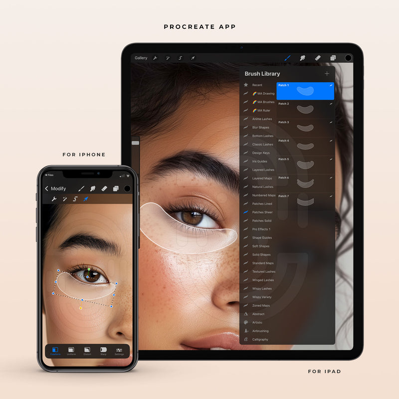 Gel Patches - Digital Lash Maps - Design Presets