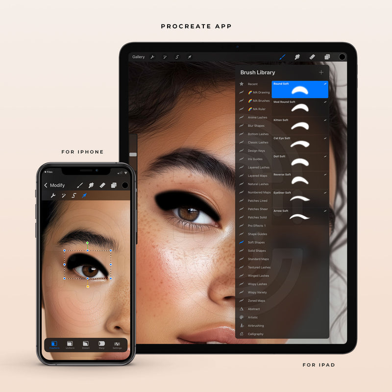 Soft Shapes - Digital Lash Maps