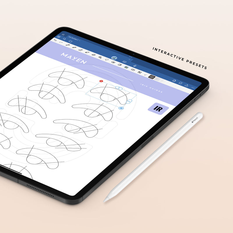 Iris Guides - Digital Lash Maps