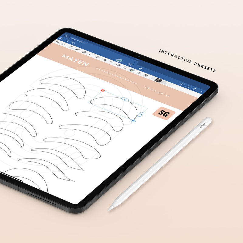 Shape Guides - Digital Lash Maps
