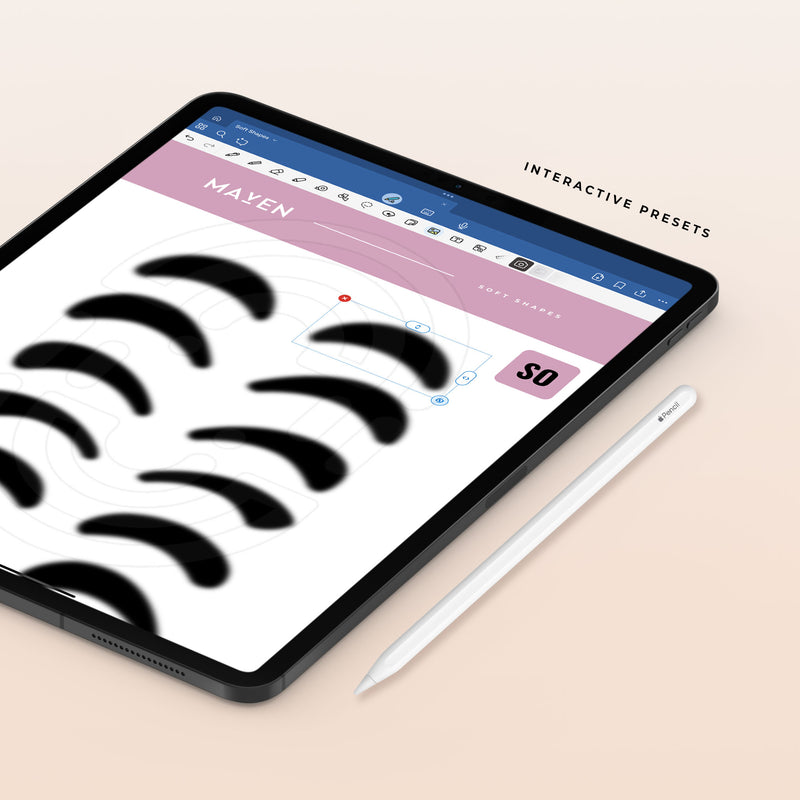 Soft Shapes - Digital Lash Maps