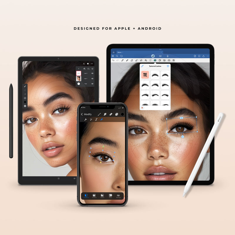 Lash Effects Collection - Digital Lash Maps - Design Presets