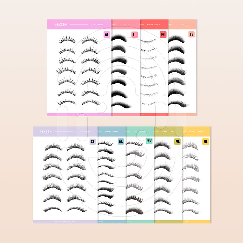 Lash Effects Collection - Digital Lash Maps - Design Presets