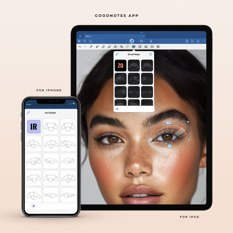 Lash Mapping Collection - Digital Lash Maps