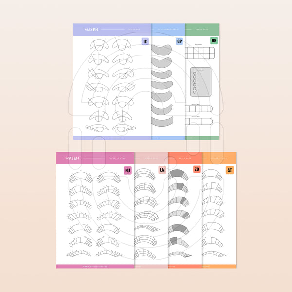 Lash Mapping Collection - Digital Lash Maps