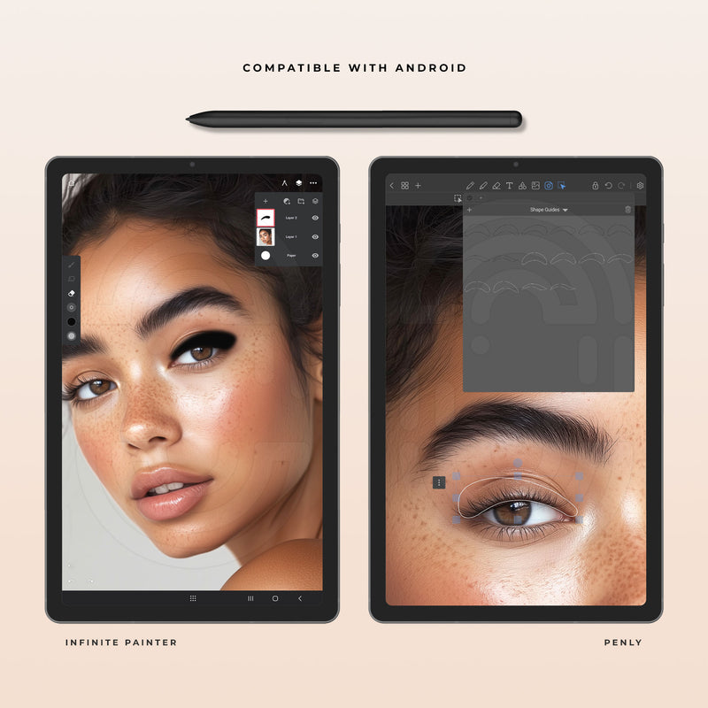 Lash Shapes Collection - Digital Lash Maps