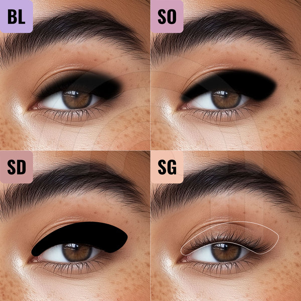 Lash Shapes Collection - Digital Lash Maps