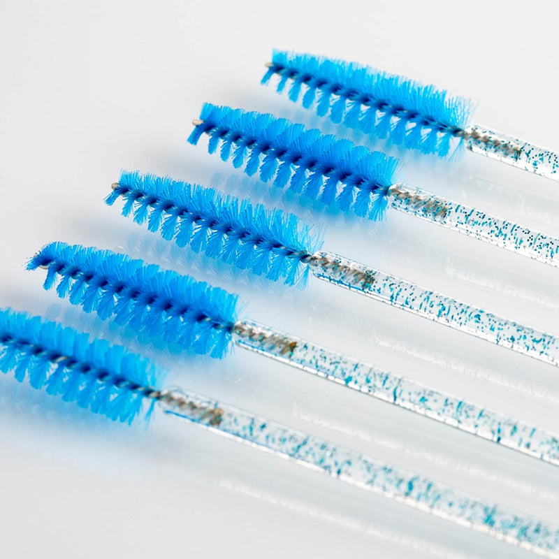 Nylon Mascara Wands - Confetti Blue