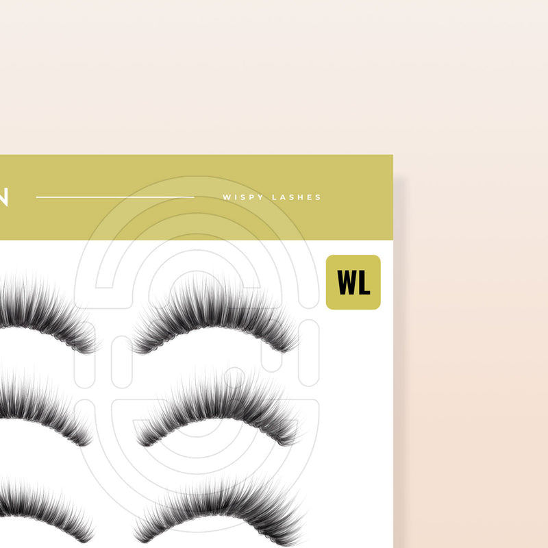 Wispy Lashes - Digital Lash Maps - Design Presets