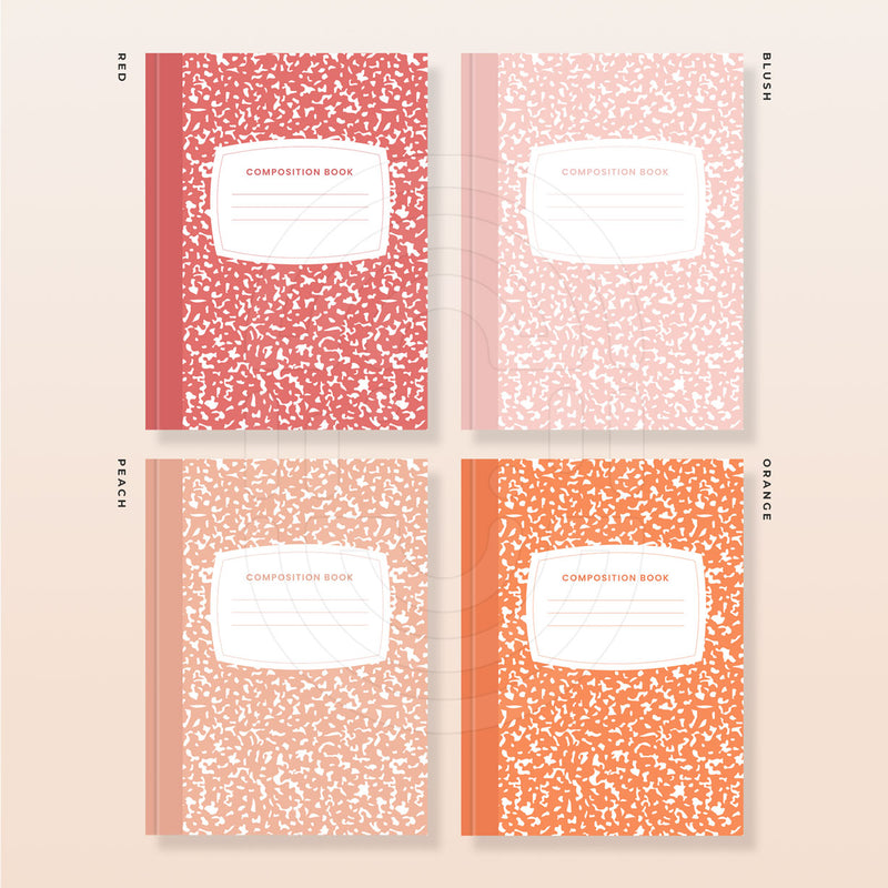 Composition Book (Rainbow Collection) - Digital Notebook Cover for GoodNotes App