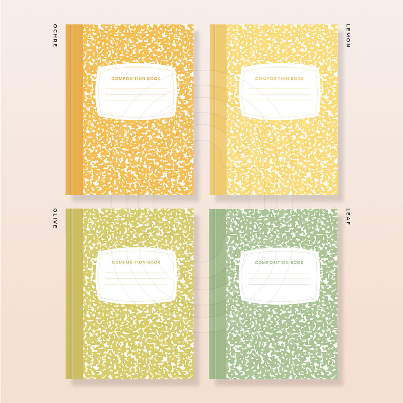 Composition Book (Rainbow Collection) - Digital Notebook Cover for GoodNotes App