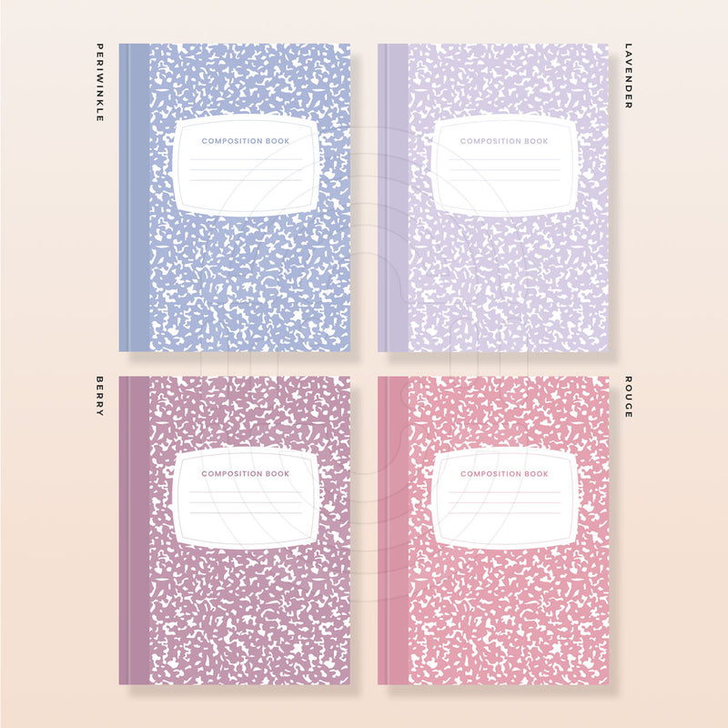 Composition Book (Rainbow Collection) - Digital Notebook Cover for GoodNotes App