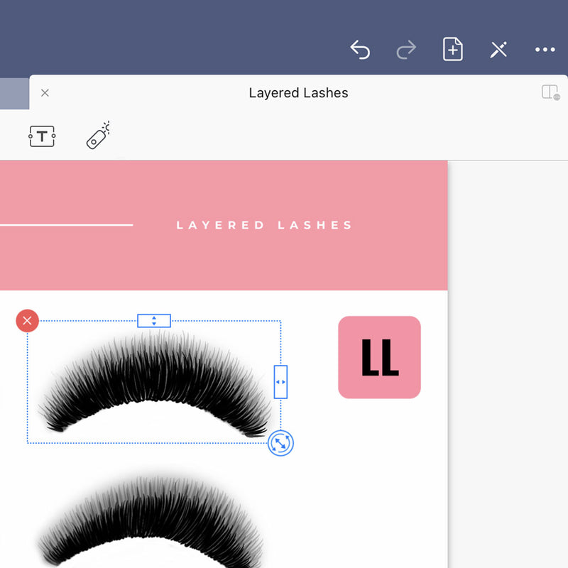 Layered Lashes - Digital Lash Maps - Design Presets