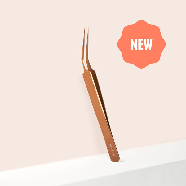 Curved Fastening Tweezers for Precision on Modeling & Crafts