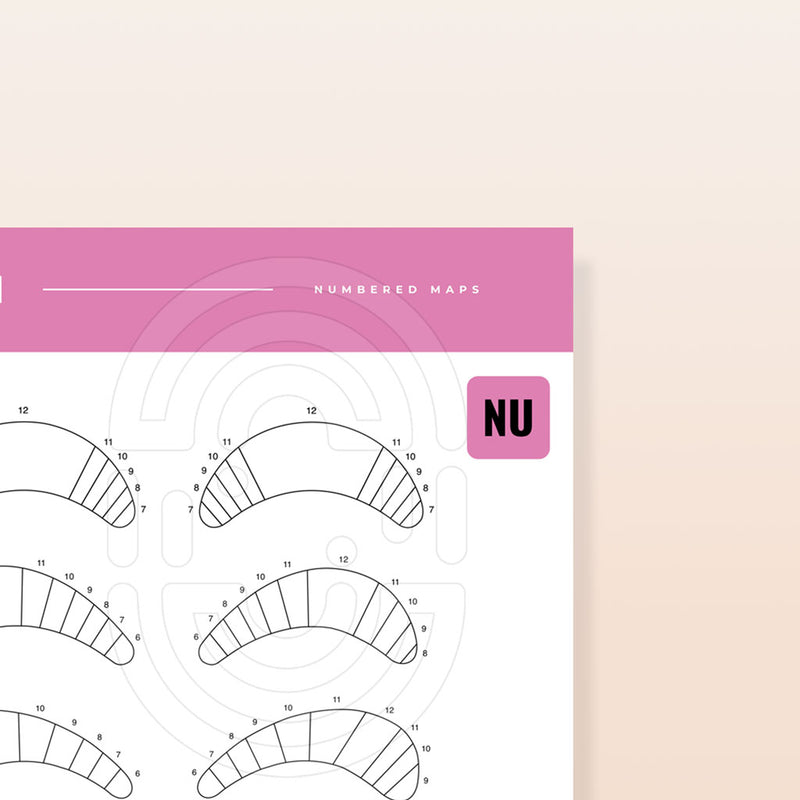 Numbered Maps - Digital Lash Maps