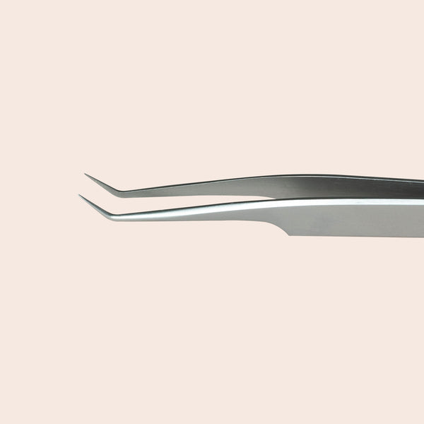 Satin - Curved Precision Tweezer