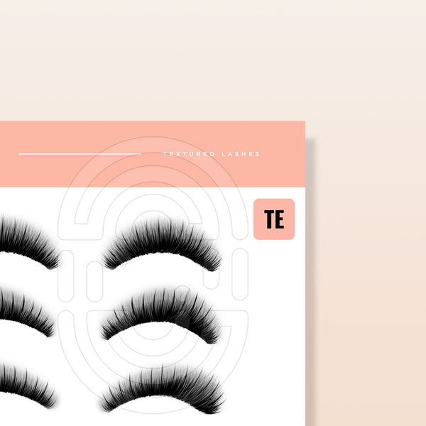 Textured Lashes - Digital Lash Maps - Design Presets