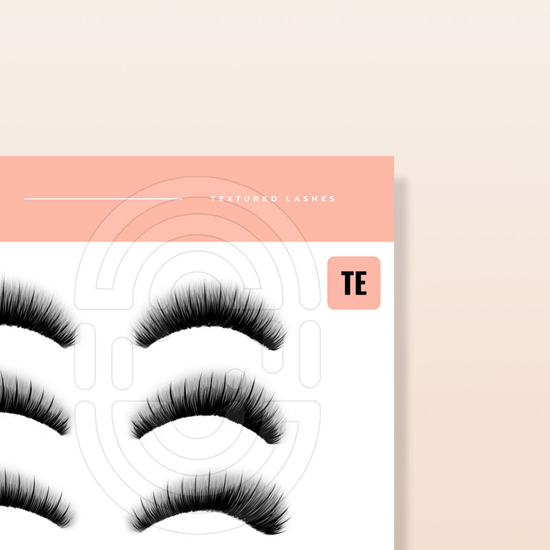 Textured Lashes - Digital Lash Maps - Design Presets